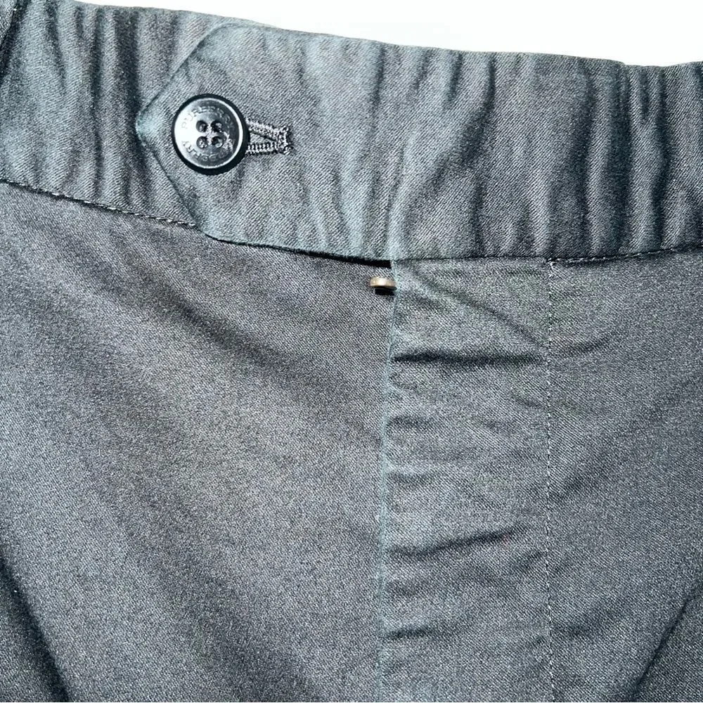Burberry Golf Mens Black Classic Plaid pocket insert Pants Size 38